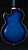 Preowned Gretsch G5655T-QM Electromatic Center Block Jr. in Hudson Sky Back Close