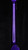 ESP USA V-II FR Custom Purple Sparkle - Serial #US26519 - Neck Back