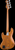 Fender Limited Edition American Ultra II Jazz Bass - Natural (Roasted Ash Body) - Back whole