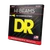 DR Strings HI-BEAMS Stainless Steel 6-String Bass Strings - Medium (30-125) - Right Angle