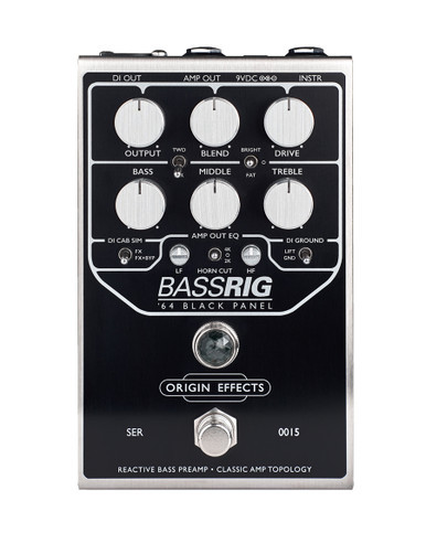 ORIGIN EFFECTS BASSRIG ベースエフェクター The Guitar Sanctuary | Origin Effects | BASSRIG | 64 Black