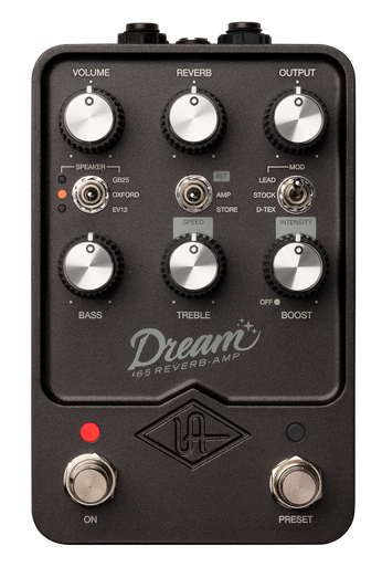 UNIVERSAL AUDIO　UAFX DREAM / 65 Universal Audio UAFX Dream '65 Reverb Amp Effects Pedal - Black