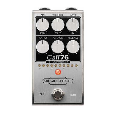 Origin Effects Cali76 FET Compressor in Brushed Aluminum