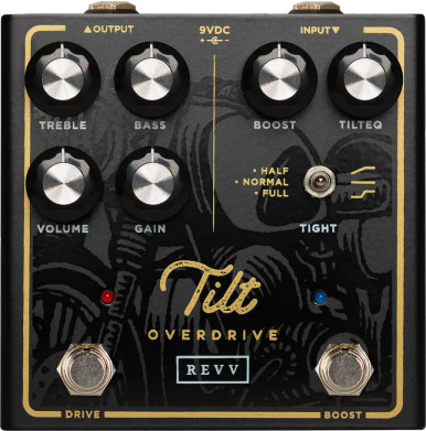 Revv Shawn Tubbs Tilt Overdrive Pedal - Dual Engine Boost & Drive