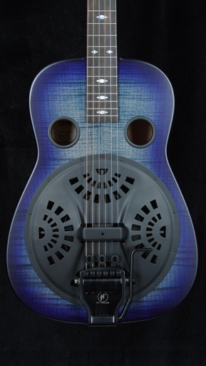 Beard Custom Legacy E Resonator Blue Denim | Guitar Sanctuary