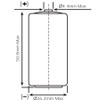 ER26500 Lithium Thionyl Chloride (Li-SOCI2) Battery Dimensions