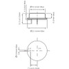 ER22G68 Lithium Thionyl Chloride (Li-SOCI2) Battery Dimensions