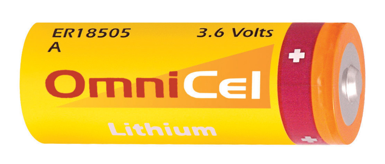 ER18505 Lithium Thionyl Chloride (Li-SOCI2) Battery
