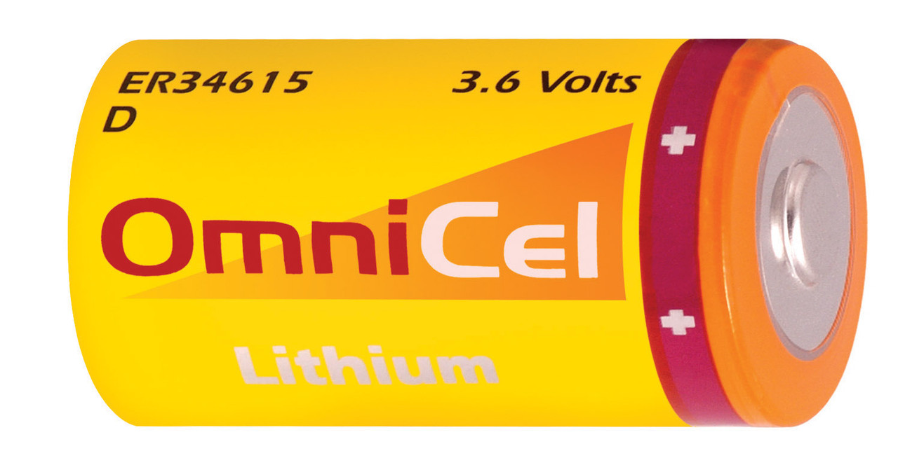 ER34615 Lithium Thionyl Chloride (Li-SOCI2) Battery