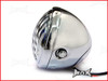 6.75 INCH Chrome Prison Bar Grill Metal Headlight - H4 / 55w Halogen Bulb