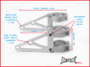 MAX High Quality CNC Machined Silver Headlight Brackets - 48/49mm Diameter