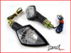 Black Mini LED Turn Signals / Indicators - Small & Bright