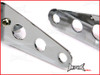 Chrome Adjustable Universal Headlight Brackets - Fits 32mm-40mm