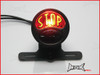 Black Vintage "STOP" Universal Stop / Tail Light - Bulb Type