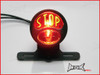 Black Vintage "STOP" Universal Stop / Tail Light - Bulb Type