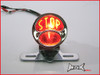 Chrome Vintage "STOP" Universal Stop / Tail Light - Bulb Type