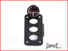 Black Side Axle Mount Miller Replica LED "Stop" Tail Light