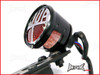 Black Side Axle Mount Miller Replica LED "Stop" Tail Light