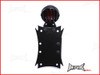 Black Side Axle Mount Prison Bar Grill LED Stop / Tail Light