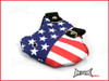 American Flag Bikers Face Mask - PU Leather