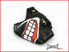 Black Grin Bikers Face Mask - PU Leather