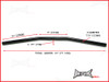 Black Cafe Racer Steel Drag Bars - 7/8 (22mm)