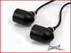 Black Alloy Custom Bobber Turn Signals / Indicators