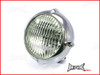 5.5 INCH Polished Aluminium Vintage Style Bottom Mount Headlight - 12v / 35w