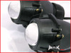 Black Twin Projector Headlight Set - Emarked & DOT Approved