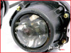 Black Twin Projector Headlight Set - Emarked & DOT Approved