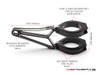 MAX Razor High Quality CNC Machined Headlight Brackets - 58/59mm Diameter
