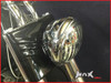 7 INCH Chrome Prison Bar Grill Metal Headlight Cover