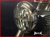 7 INCH Chrome Prison Bar Grill Metal Headlight Cover