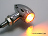 MAX Chubby Chrome Machined Aluminium Micro LED Indicators / Turn Signals