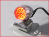 Polished Aluminium Bullet LED Stop / Tail Light - Red Lense