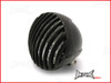 4.5 INCH Matte Black Alloy Scalloped Vintage Grill Headlight - 12v / 35w