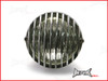 4.5 INCH Polished Alloy Scalloped Vintage Grill Headlight - 12v / 35w