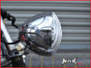 4.5 INCH Polished Alloy Scalloped Vintage Grill Headlight - 12v / 35w