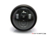 6 INCH Matte Black Quad LED Projector Cafe Racer Metal Headlight
