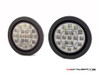 4" Universal Flush Mount LED Reverse Lights - Smoked Lens