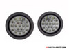 4" Universal Flush Mount LED Reverse Lights - Smoked Lens