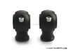 Matte Black Billet Aluminium Old School Harley Davidson Cafe Racer Risers - 1" 