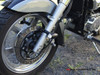 Matte Black Aluminium Bullet Spot / Fog Lights + Complete Wiring Kit + Fork Clamps - 52/53mm