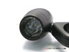 Matte Black Aluminium Bullet Spot / Fog Lights + Complete Wiring Kit + Fork Clamps - 58/59mm