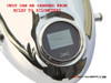 5.75" Vintage Style Chrome Metal Headlight + Integrated Digital GPS Speedometer