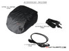 12L Microfiber Leather Harley & Cruiser Motorcycle Expandable Tail Bag