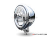 5.75" Bates Style LED Daymaker Chrome Metal Headlight