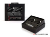 MAX Matte Black + Silver Machined Aluminium Micro Bullet LED Indicators / Turn Signals