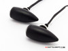 MAX Matte Black Machined Aluminium Micro Bullet LED Indicators / Turn Signals
