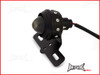 Matte Black Studded Retro Style LED Stop / Tail Light - Smoked Lens